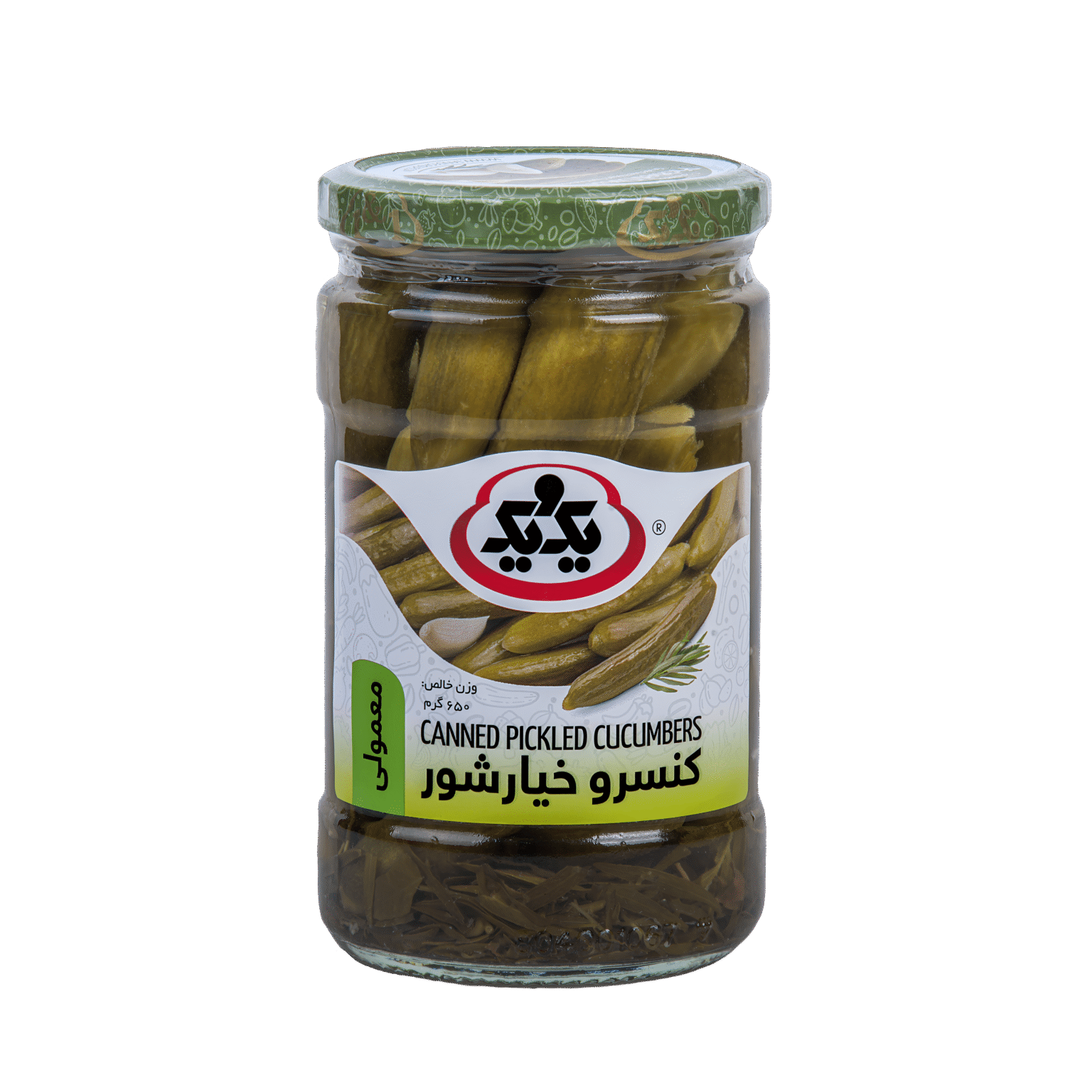  خیارشور معمولی 650 گرم